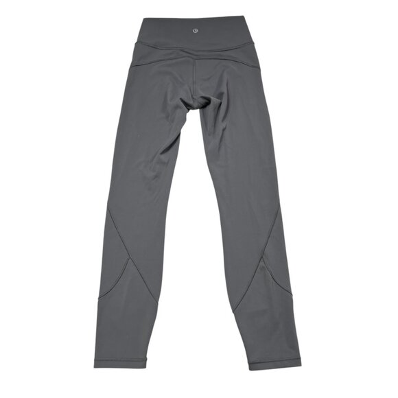 Lululemon In Movement 7/8 Tight Everlux 25" Inseam Titanium Grey Size 4 - Picture 2 of 6